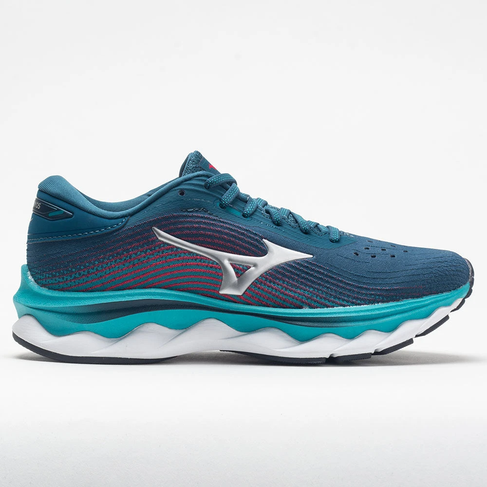 Mizuno Wave Sky 5 Waveknit Women's Legion Blue/Silver 1 Mizuno Wave Sky 5 Waveknit Women's Legion Blue/Silver