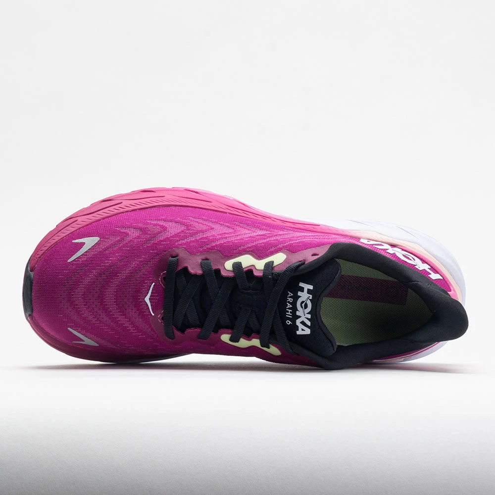 HOKA Arahi 6 Women's Festival Fuchsia/Ibis Rose 3 HOKA Arahi 6 Women's Festival Fuchsia/Ibis Rose - Image 3