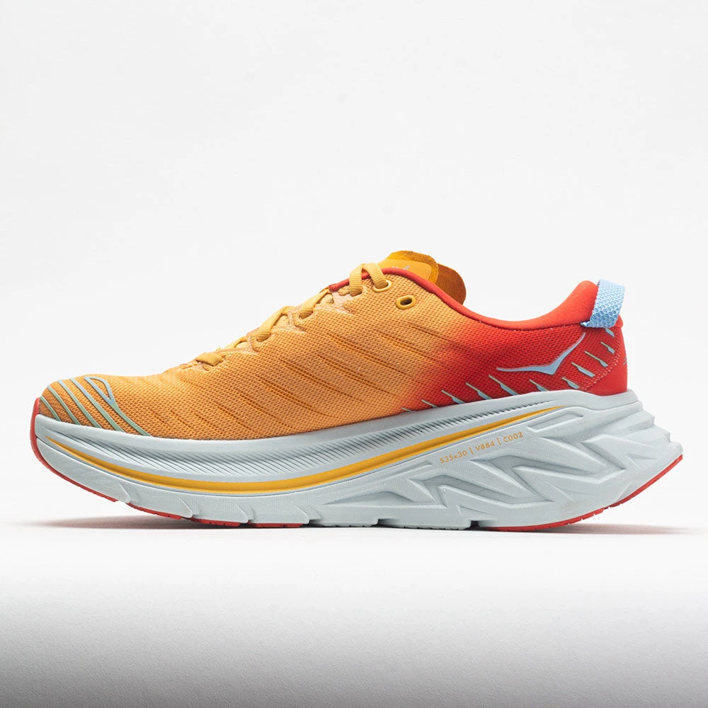 HOKA Bondi X Men's Fiesta/Amber Yellow 2 HOKA Bondi X Men's Fiesta/Amber Yellow - Image 2