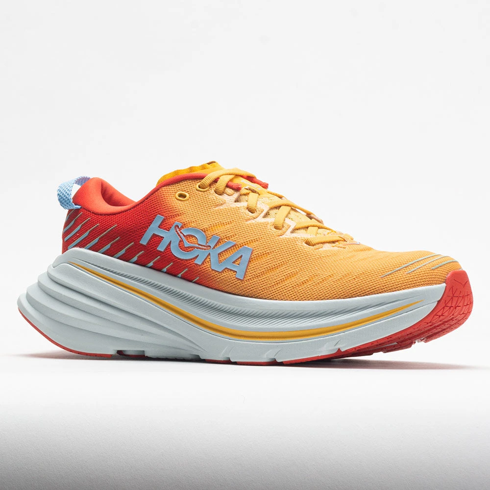 HOKA Bondi X Men's Fiesta/Amber Yellow 5 HOKA Bondi X Men's Fiesta/Amber Yellow - Image 5