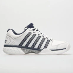K-Swiss Hypercourt Express Leather Men's White/Navy/Silver