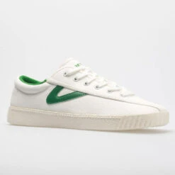 Tretorn Nylite Plus Canvas Women's Vintage White/Green -Sneakers Shop 114564 5
