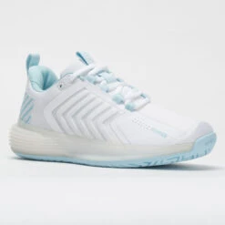 K-Swiss Ultrashot 3 Women's White/Blue Glow -Sneakers Shop 116123 5