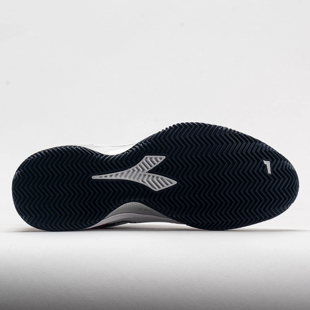 Diadora Blushield Torneo 2 Clay Men's White/Corsair/Fiery Red 4 Diadora Blushield Torneo 2 Clay Men's White/Corsair/Fiery Red - Image 4