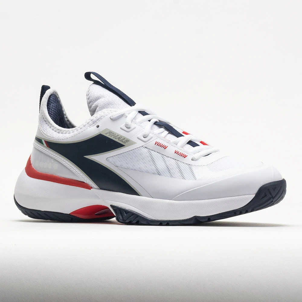 Diadora Finale AG Men's White/Blue Corsair/ Fiery Red 5 Diadora Finale AG Men's White/Blue Corsair/ Fiery Red - Image 5