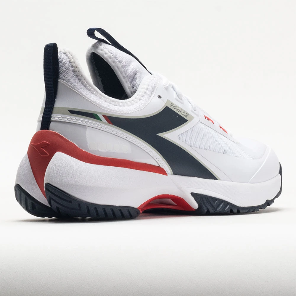 Diadora Finale AG Men's White/Blue Corsair/ Fiery Red 6 Diadora Finale AG Men's White/Blue Corsair/ Fiery Red - Image 6