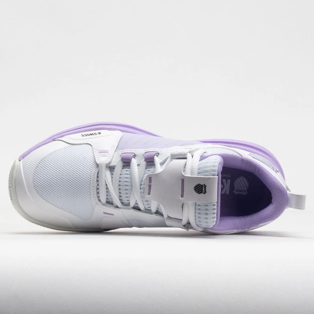K-Swiss Ultrashot Team Women's White/Purple Rose/Moonless Night 3 K-Swiss Ultrashot Team Women's White/Purple Rose/Moonless Night - Image 3