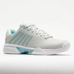 K-Swiss Hypercourt Express 2 Women's Vaporous Gray/White/Blue Glow -Sneakers Shop 117154 5