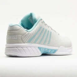 K-Swiss Hypercourt Express 2 Women's Vaporous Gray/White/Blue Glow -Sneakers Shop 117154 6