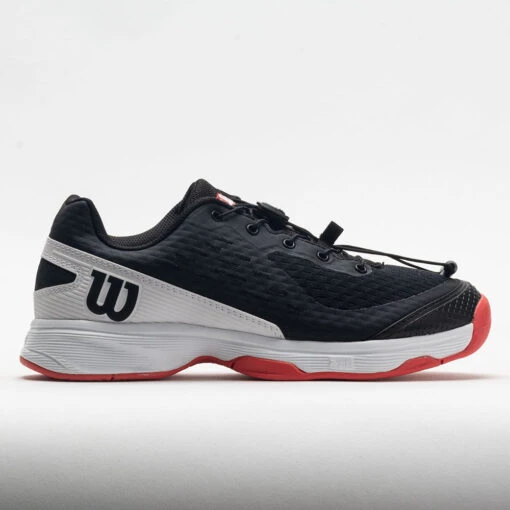 Wilson Rush Pro 4.0 Junior Quick Lace Black/White/Poppy Red