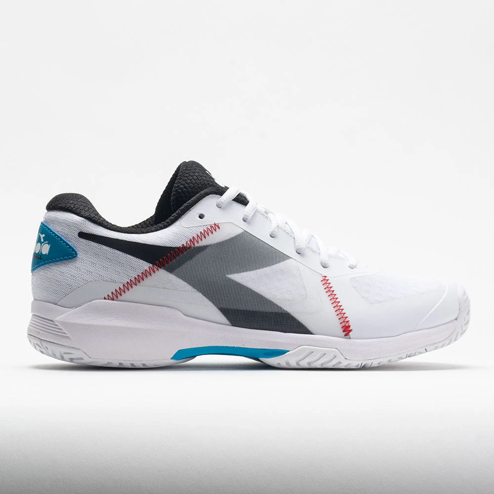 Diadora Trofeo AG Pickleball Men's White/Black/Blue Jewel 1 Diadora Trofeo AG Pickleball Men's White/Black/Blue Jewel