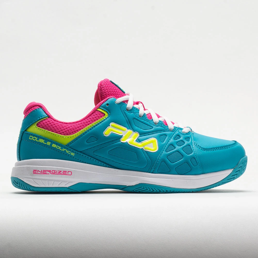 Fila Double Bounce 3 Women's Scuba Blue/White/Safety Yellow 1 Fila Double Bounce 3 Women's Scuba Blue/White/Safety Yellow