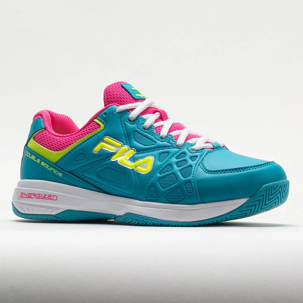 Fila Double Bounce 3 Women's Scuba Blue/White/Safety Yellow 5 Fila Double Bounce 3 Women's Scuba Blue/White/Safety Yellow - Image 5