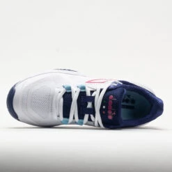 Diadora Trofeo 2 AG Pickleball Women's White/Blueprint/Pink Yarrow 8 Diadora Trofeo 2 AG Pickleball Women's White/Blueprint/Pink Yarrow -Sneakers Shop 370081 2