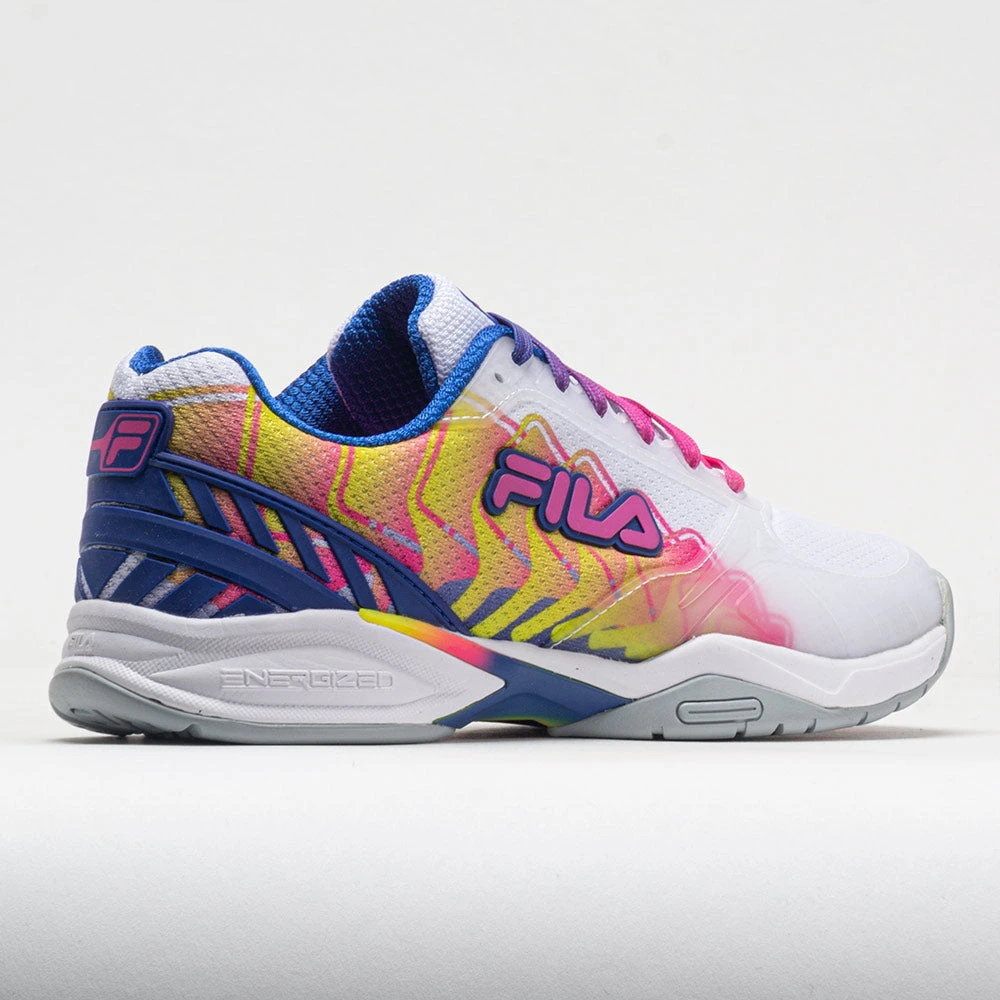 Fila Volley Zone PBF Women's White/Knockout Pink/Mazarine Blue 6 Fila Volley Zone PBF Women's White/Knockout Pink/Mazarine Blue - Image 6